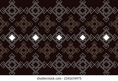 Vector Illustration Line Thai Pattern Art