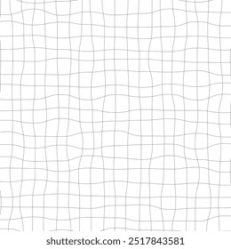 Vector illustration of lines intersecting each other in ragged grid-like pattern. Blueprint for plans, layouts, or decorative elements in design and architecture. Geometric background