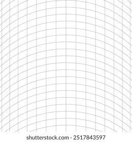 Ilustração vetorial de linhas que se cruzam em um padrão curvo semelhante à grade. Planos, layouts ou elementos decorativos em design e arquitetura. Fundo geométrico