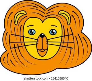 vector illustration of a lion