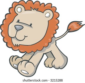 Vector Illustration of lion