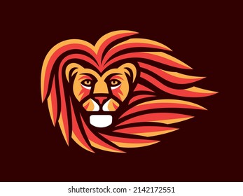 Ilustración vectorial de un león. Puede utilizarse para el logotipo de su empresa.
