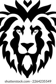 vector illustration of lion head