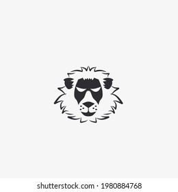 Icono vectorial de la cabeza del león