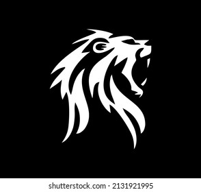 A vector illustration of Lion Head Logo Vector Sign