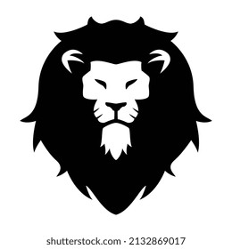 Vector illustration of Lion Head Logo