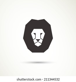 Vector Illustration of a Lion Icon