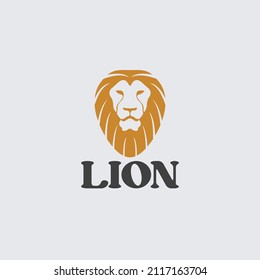 Vector Illustration Lion Logo Emblem Design Stock Vector (Royalty Free ...