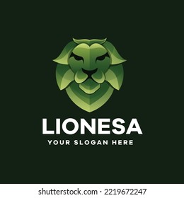 Vector Illustration Lion Logo Template
