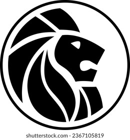 vector illustration of a lion on a transparent background