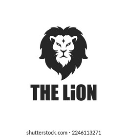 Vector illustration of a lion's head