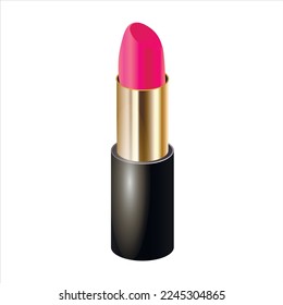 Vector illustration of lipstick. Icon for the beauty industry