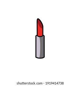 Vector illustration of lipstick isolated on white background