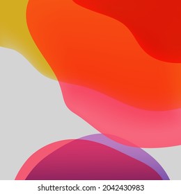 Vector illustration of liquid colored covers. Liquid form composition. Futuristic design poster.