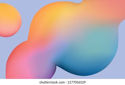 Vector illustration of liquid colored covers. Liquid form composition. Futuristic design poster.ter.