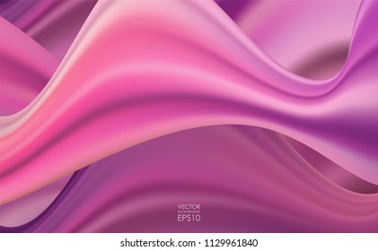 Vector Illustration: Liquid wavy Background. Abstract Trendy design