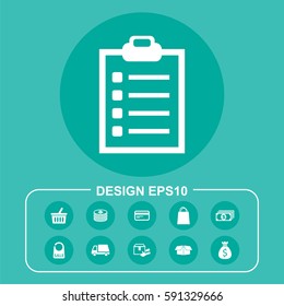 Vector Illustration List Icon
