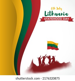 Cartel del Día del Estado de Lituania