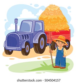 2,319 Cartoon tractor trailer Images, Stock Photos & Vectors | Shutterstock