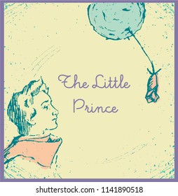 Vector illustration of little prince