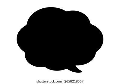 Ilustração vetorial de um animado balão de desenho animado