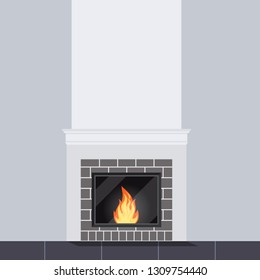 Marble Fireplaces Stock Vectors Images Vector Art Shutterstock