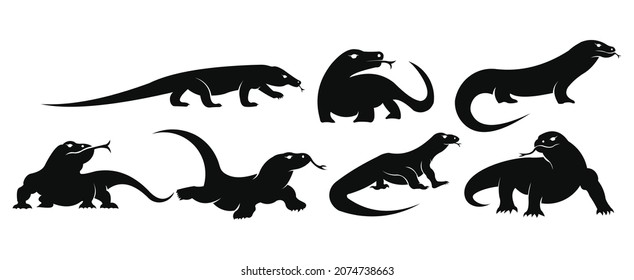 1,380 Komodo Silhouette Images, Stock Photos & Vectors | Shutterstock