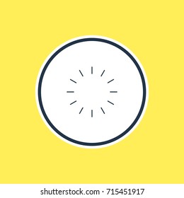 Vector Illustration Of Loading Outline. Beautiful Web Element Also Can Be Used As Waiting Element.