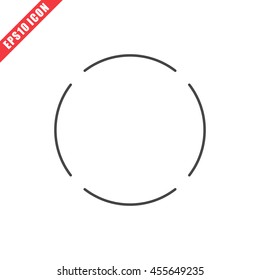 Vector illustration of loading sign icon