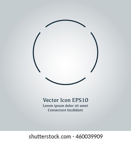 Vector illustration of loading sign icon