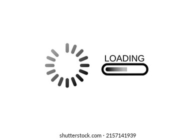 Vector illustration of loading symbol