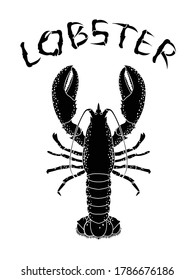 Vector illustration of a lobster