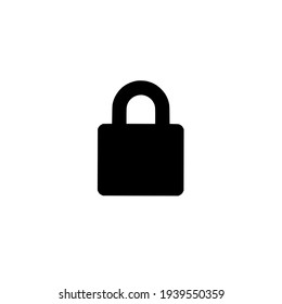 Vector illustration of lock icon