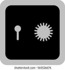 Vektorgrafik mit Locker-Symbol
