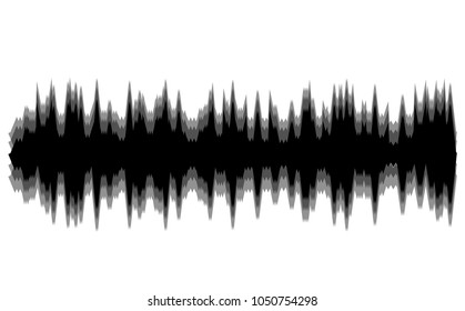 Vector Illustration Lofi Glitched Lines Soundwave Stock Vector (Royalty ...