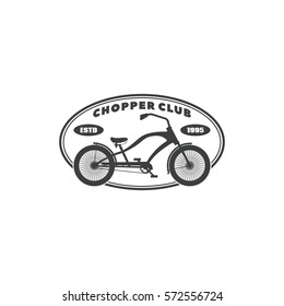 Vector illustration of the logo "Chopper club".