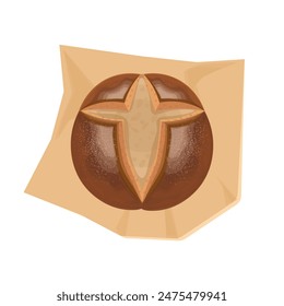 Vector illustration logo clip art  Artisan Bread Sourdough Bread 