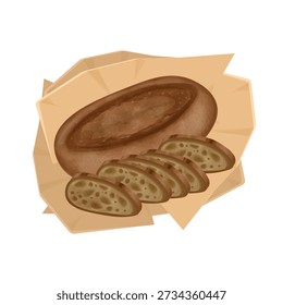 Vector Illustration logo Clip art Fermented Bread or Sourdough Bread