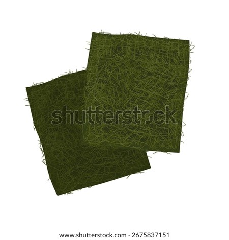 Vector Illustration Logo Clipart Gamtae Seaweed Sheets 