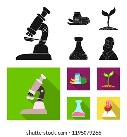 Vector illustration of  and  logo. Collection of  and  vector icon for stock.