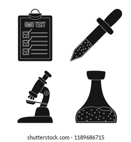 Vector illustration of  and  logo. Collection of  and  stock vector illustration.