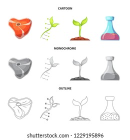 Vector illustration of  and  logo. Collection of  and  stock symbol for web.