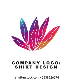Vector Illustration Logo Design of Cactus Plant with Geometry Polygon Rainbow Color. Graphic Design for Shirt, Apparel, Template, Layout, Website, Mobile App and More. 