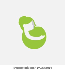 Vector illustration of a logo design of a dog and a human hugging each other, perfect for company logos and icons.