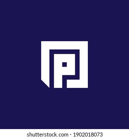 Ilustración vectorial de un diseño de logo formando letras y símbolos, perfecto para el logotipo y el icono de la compañía.