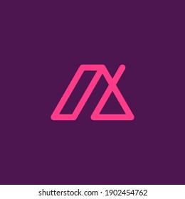Ilustración vectorial de un diseño de logo formando letras y símbolos, perfecto para el logotipo y el icono de la compañía.