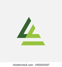 Ilustración vectorial de un diseño de logo formando letras y símbolos, perfecto para el logotipo y el icono de la compañía.