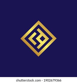 Vector illustration of a logo design forming letters and symbols, perfect for company logo and icon.