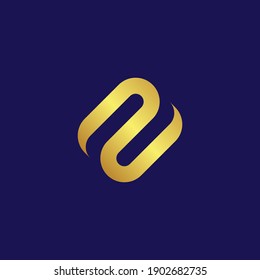 Vector illustration of a logo design forming letters and symbols, perfect for company logo and icon.
