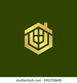 Vector illustration of a logo design forming letters and symbols, perfect for company logo and icon.